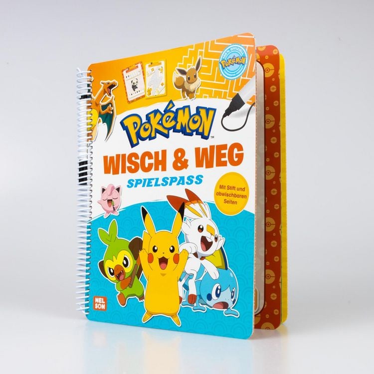 Produktbild: Pok&eacute;mon Activity-Buch: Wisch & Weg - Spielspa&szlig;