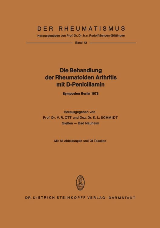 Produktbild: Die Behandlung der Rheumatoiden Arthritis mit D-Penicillamin