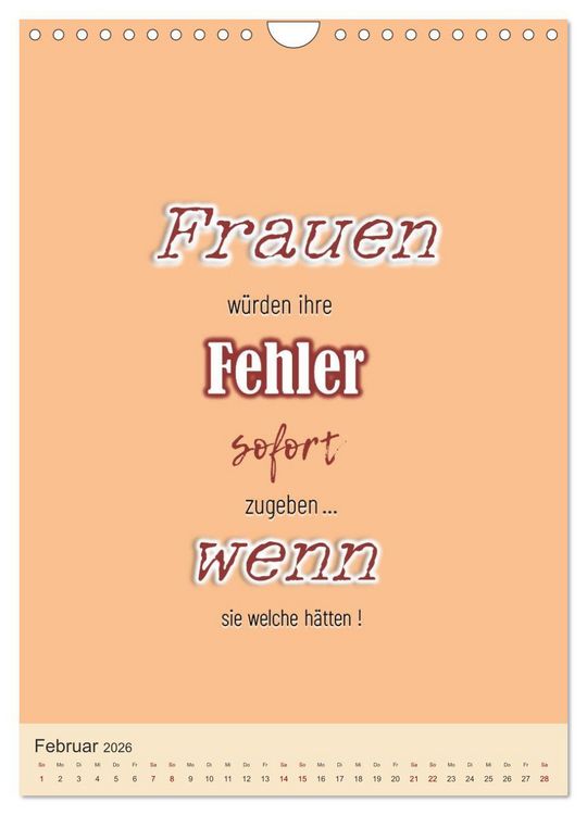 Produktbild: Was Mann &uuml;ber Frau wissen sollte und umgekehrt ... (Wandkalender 2026 DIN A4 hoch), CALVENDO Monatskalender