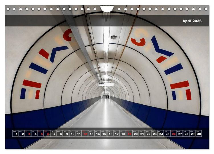 Produktbild: More London Underground 2026 (Wall Calendar 2026 DIN A4 landscape), CALVENDO 12 Month Wall Calendar