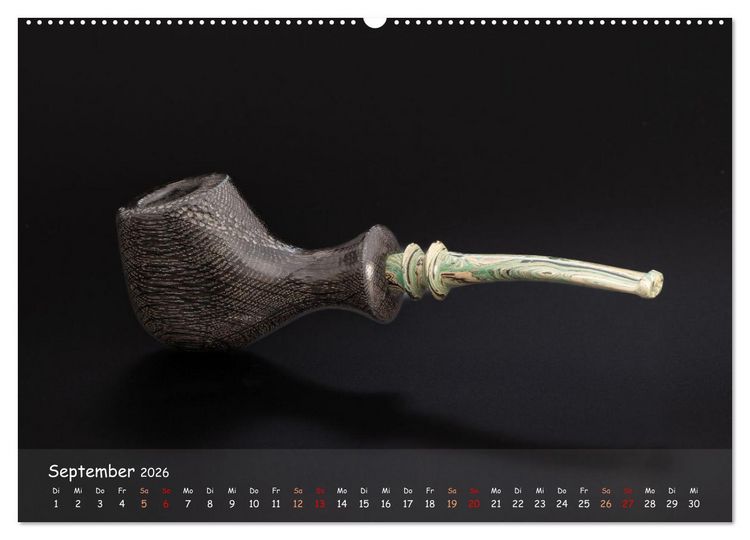 Produktbild: Pfeifenwelten (Wandkalender 2026 DIN A2 quer), CALVENDO Monatskalender