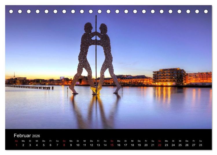 Produktbild: Berlin (Tischkalender 2026 DIN A5 quer), CALVENDO Monatskalender