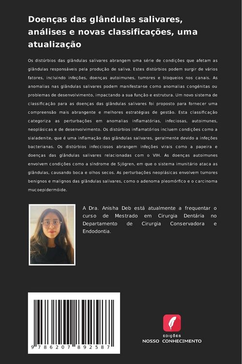 Produktbild: Doen&ccedil;as das gl&acirc;ndulas salivares, an&aacute;lises e novas classifica&ccedil;&otilde;es, uma atualiza&ccedil;&atilde;o