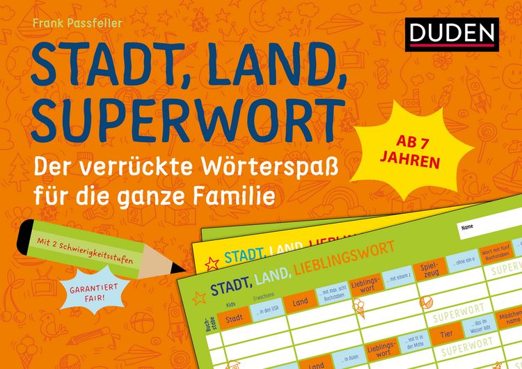Produktbild: Stadt, Land, Superwort - Der verr&uuml;ckte W&ouml;rterspa&szlig; f&uuml;r die ganze Familie