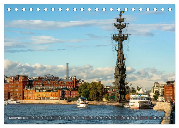 Produktbild: Moskauer Perspektiven (Tischkalender 2026 DIN A5 quer), CALVENDO Monatskalender