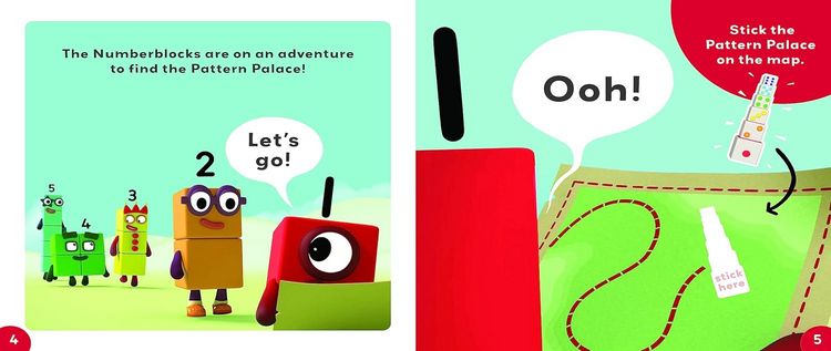 Produktbild: Numberblocks: Pattern Palace: A Numberblocks Sticker Storybo