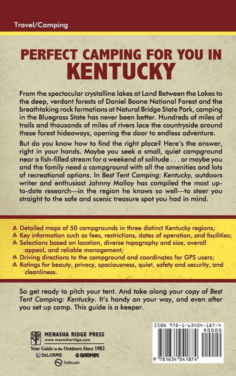 Produktbild: Best Tent Camping: Kentucky