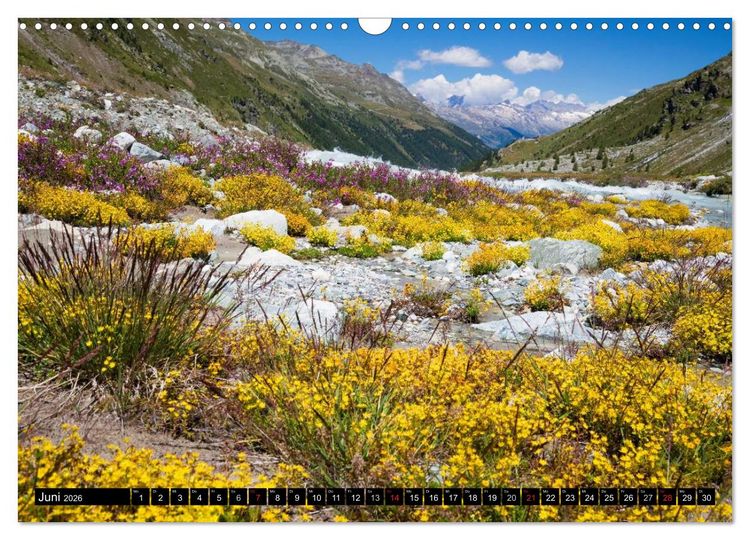 Produktbild: Schweizer Alpen. Natur und Landschaften (Wandkalender 2026 DIN A3 quer), CALVENDO Monatskalender