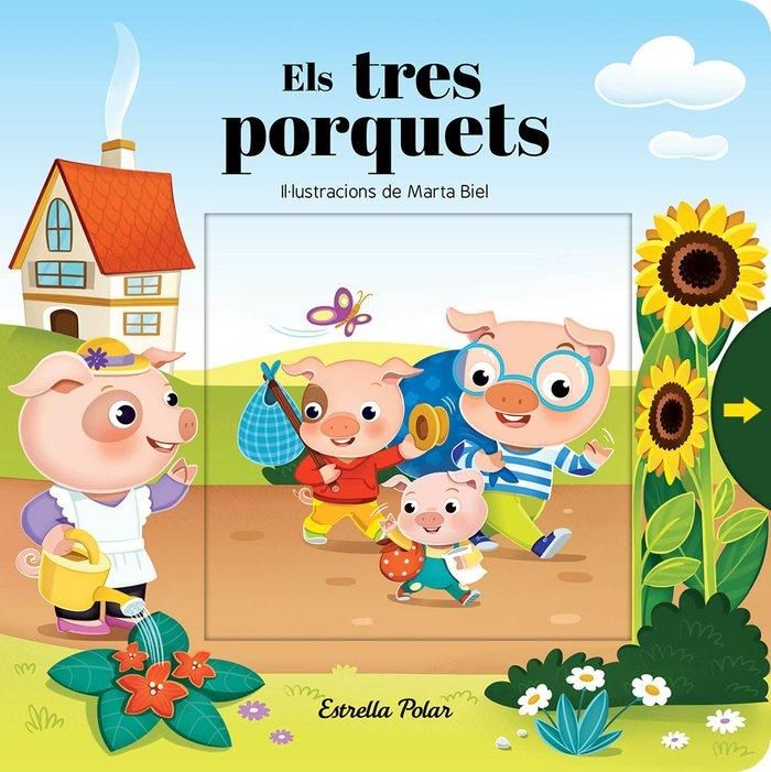 Produktbild: Els tres porquets : Il&middot;lustracions de Marta Biel