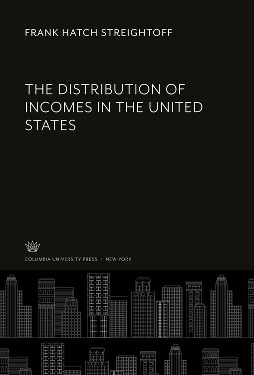 Produktbild: The Distribution of Incomes in the United States