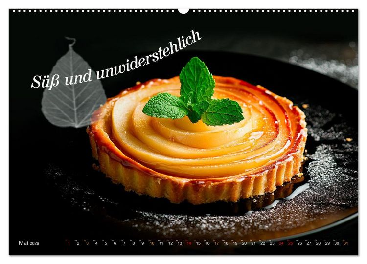 Produktbild: Dessert - Liebe auf den ersten Biss (Wandkalender 2026 DIN A2 quer), CALVENDO Monatskalender