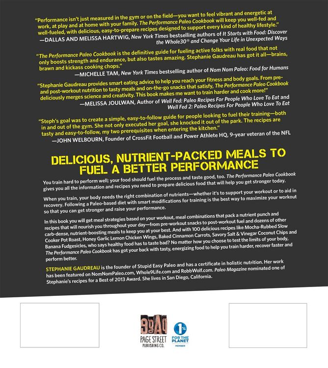 Produktbild: The Performance Paleo Cookbook