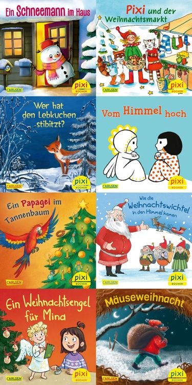 Produktbild: Pixi-Weihnachts-8er-Set 38: Zauberhafte Weihnachten mit Pixi (8x1 Exemplar)
