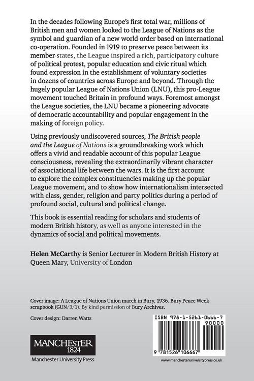 Produktbild: The British people and the League of Nations