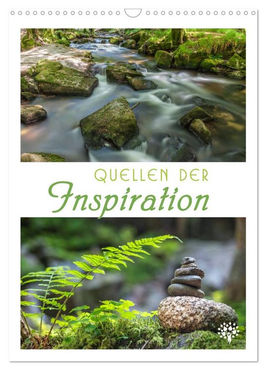 Produktbild: Quellen der Inspiration (Wandkalender 2026 DIN A3 hoch), CALVENDO Monatskalender