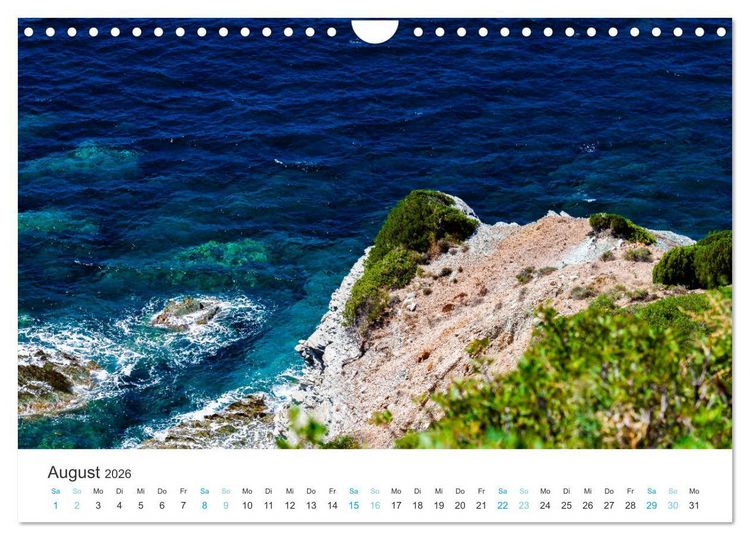 Produktbild: Sardinien - Impressionen Einer Mittelmeerperle (Wandkalender 2026 DIN A4 quer), CALVENDO Monatskalender
