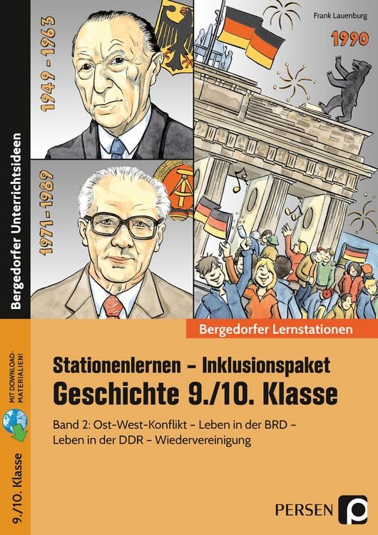 Produktbild: Stationenlernen Geschichte 9/10 Band 2 - inklusiv