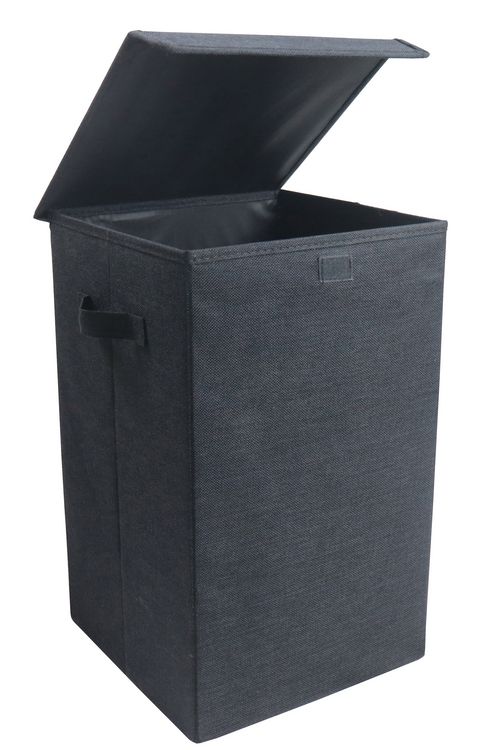 Produktbild: W&auml;schekorb W&auml;schebox Stoffbox mit Deckel Dreso M