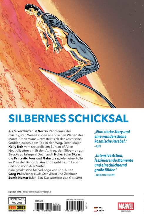 Produktbild: Der Tod des Silver Surfer