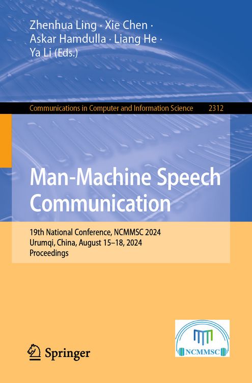 Produktbild: Man-Machine Speech Communication