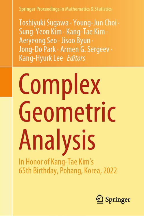 Produktbild: Complex Geometric Analysis