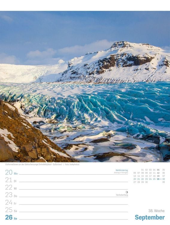 Produktbild: Island Wochenplaner Kalender 2027 | Die Insel aus Feuer und Eis