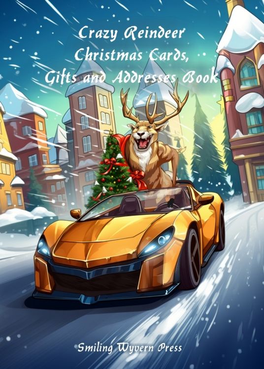 Produktbild: Crazy Reindeer Christmas Cards, Gifts and Addresses Book