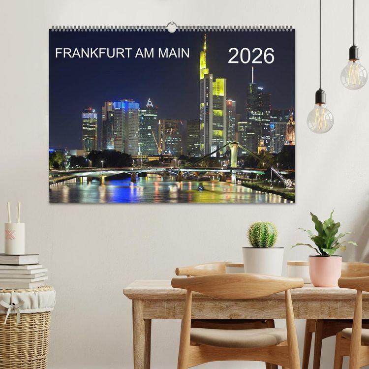 Produktbild: Frankfurt am Main (Wandkalender 2026 DIN A2 quer), CALVENDO Monatskalender