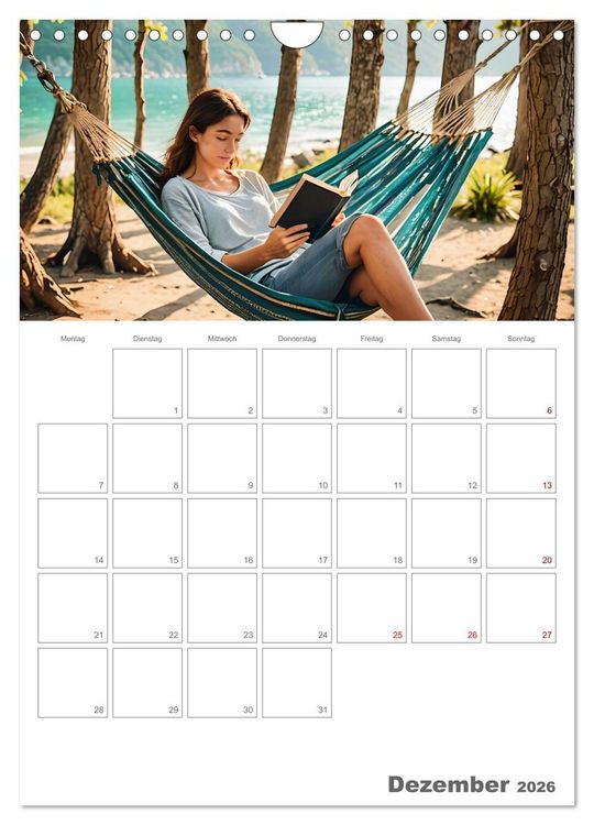 Produktbild: Dein Campingplaner - KI generierte Campingtr&auml;ume (Wandkalender 2026 DIN A4 hoch), CALVENDO Monatskalender