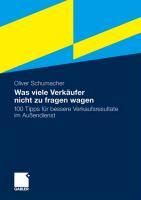 Produktbild: Was viele Verk&auml;ufer nicht zu fragen wagen