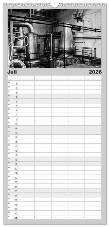 Produktbild: Familienplaner 2026 - Schottischer Whisky mit 5 Spalten (Wandkalender, 21 x 45 cm) CALVENDO