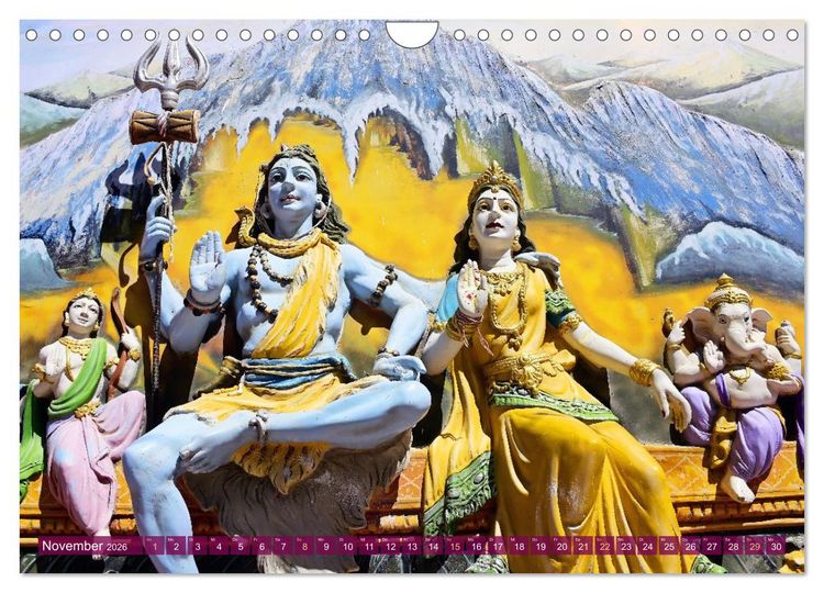 Produktbild: Char Dham - hinduistische Pilgerreise im Himalaya (Wandkalender 2026 DIN A4 quer), CALVENDO Monatskalender
