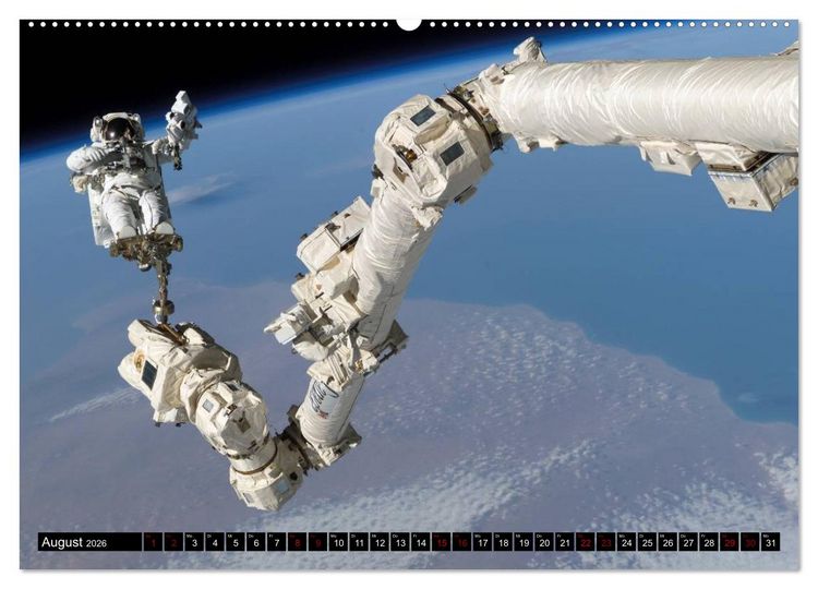 Produktbild: Auftrag im Weltall. Astronauten und Raumfahrt (Wandkalender 2026 DIN A2 quer), CALVENDO Monatskalender