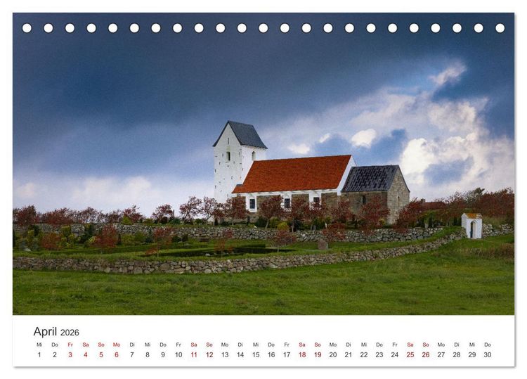 Produktbild: D&auml;nemarks Nordseezauber (Tischkalender 2026 DIN A5 quer), CALVENDO Monatskalender
