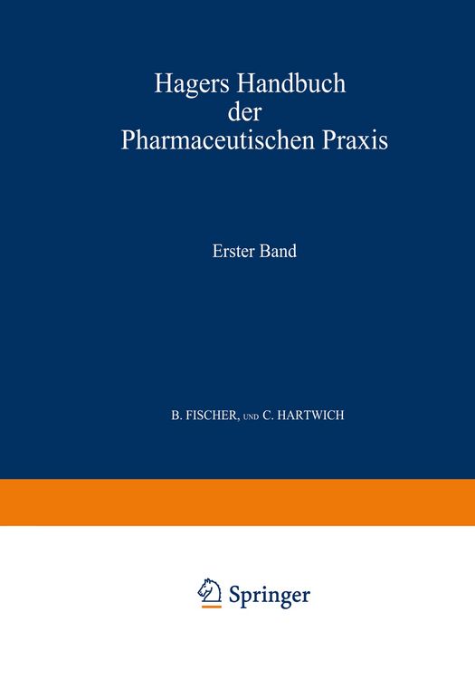 Produktbild: Hagers Handbuch der Pharmaceutischen Praxis