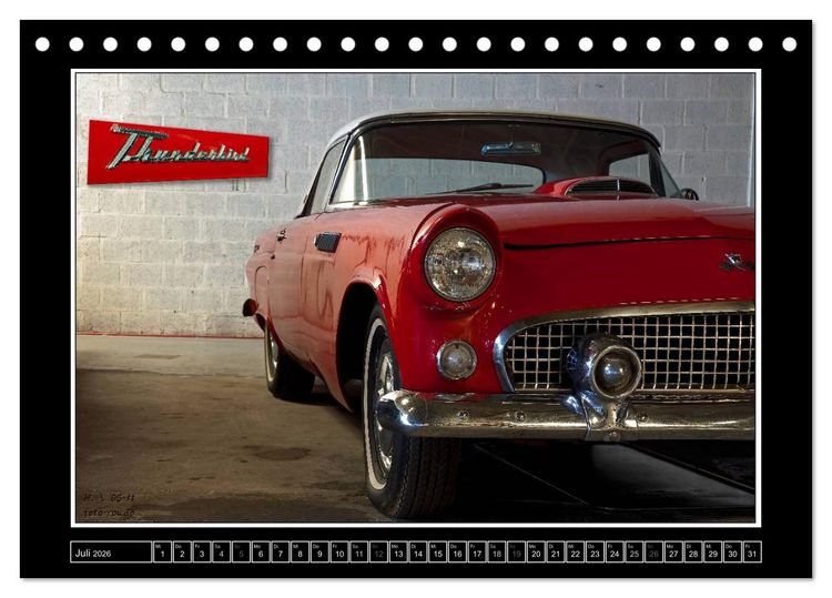 Produktbild: Oldtimer auf Tour (Tischkalender 2026 DIN A5 quer), CALVENDO Monatskalender