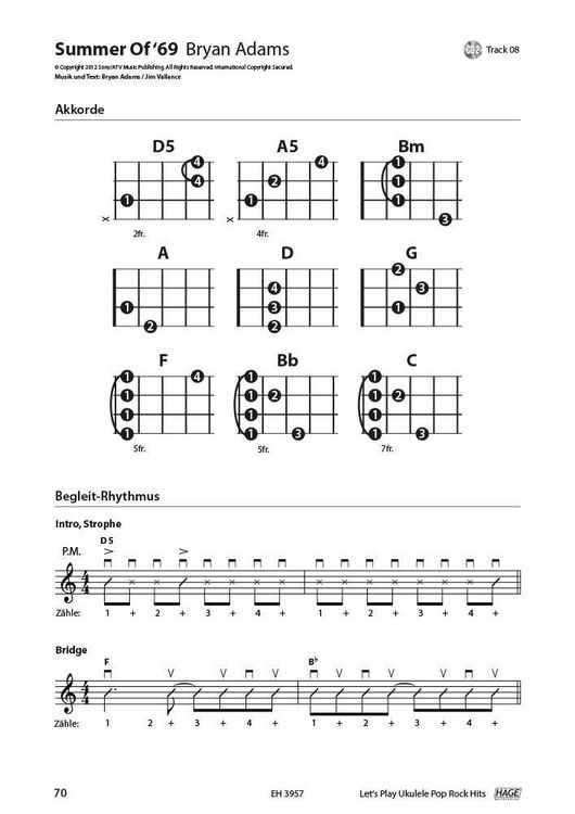 Produktbild: Let's Play Ukulele Pop Rock Hits (mit 2 CDs)