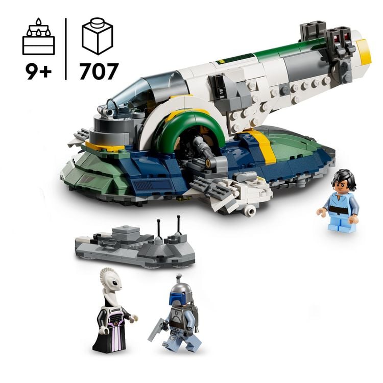 Produktbild: LEGO Star Wars 75433 Angriff der Klonkrieger Jango Fetts Sternenschiff