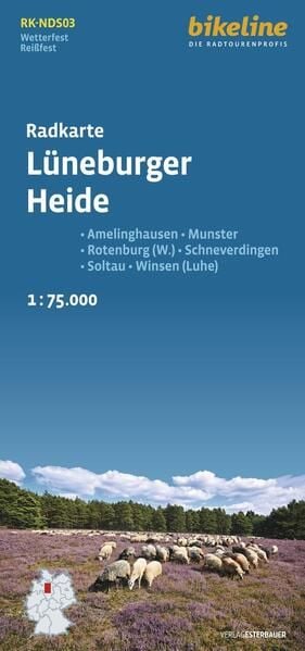 Produktbild: Radkarte Lüneburger Heide