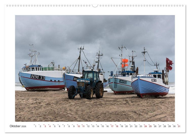 Produktbild: D&auml;nemark - Phototravellers Sehnsuchtskalender (hochwertiger Premium Wandkalender 2026 DIN A2 quer), Kunstdruck in Hochglanz