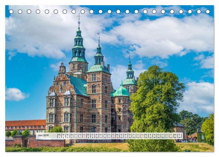 Produktbild: Kopenhagen &ndash; Wo Geschichte lebt (Tischkalender 2026 DIN A5 quer), CALVENDO Monatskalender