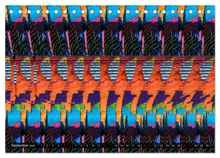 Produktbild: Magische Bilder - 3D Illusionen (Tischkalender 2026 DIN A5 quer), CALVENDO Monatskalender
