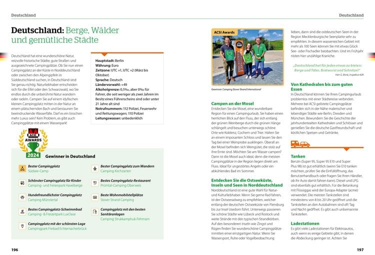 Produktbild: ACSI Campingf&uuml;hrer Deutschland 2026