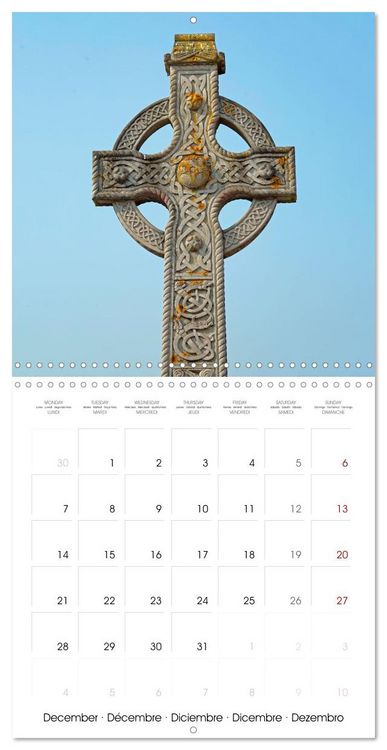 Produktbild: Celtic Crosses in Ireland (Wall Calendar 2026 12 &times; 12 Inch) CALVENDO 12 Month Wall Calendar
