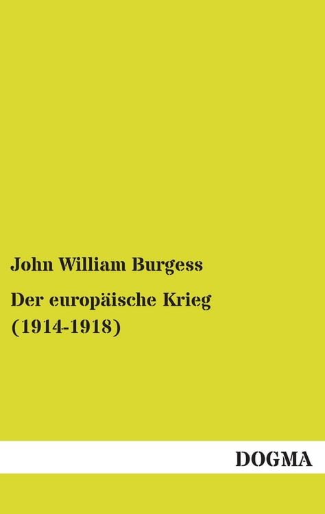 Produktbild: Der europ&auml;ische Krieg (1914-1918)
