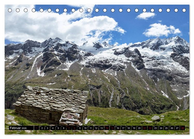 Produktbild: Nationalpark Gran Paradiso (Tischkalender 2026 DIN A5 quer), CALVENDO Monatskalender
