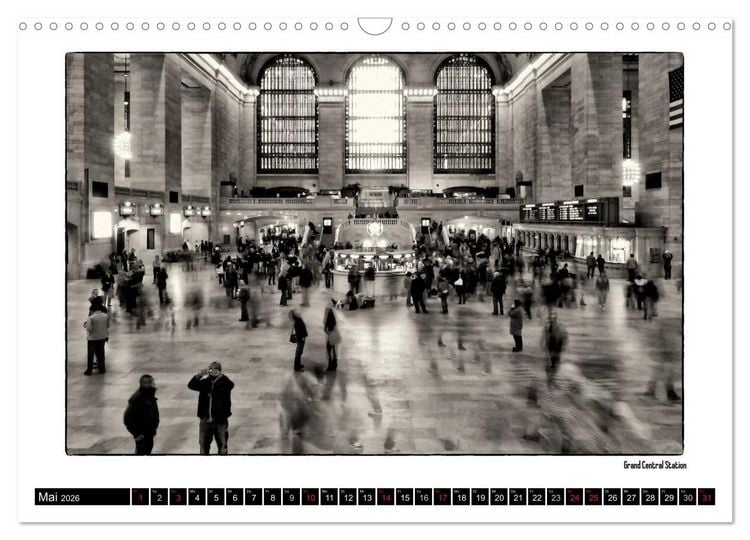 Produktbild: Manhattan Memories - Erinnerungen an New York (Wandkalender 2026 DIN A3 quer), CALVENDO Monatskalender