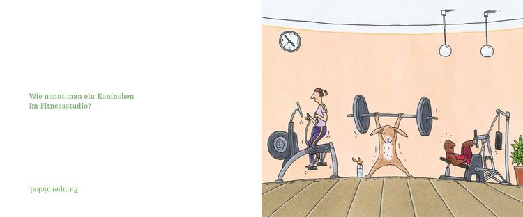 Produktbild: Wie nennt man ein Kaninchen im Fitnessstudio?