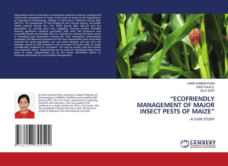 Produktbild: ECOFRIENDLY MANAGEMENT OF MAJOR INSECT PESTS OF MAIZE