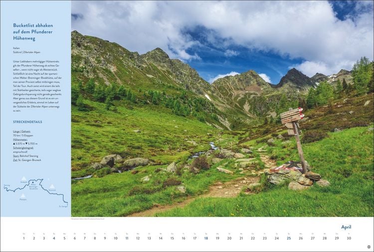Produktbild: Weitwanderwege Edition Kalender 2027